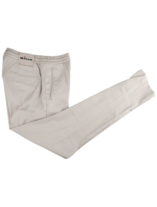 Kiton Kiton beige Lyocell Cotton Ea Pants Beige 000