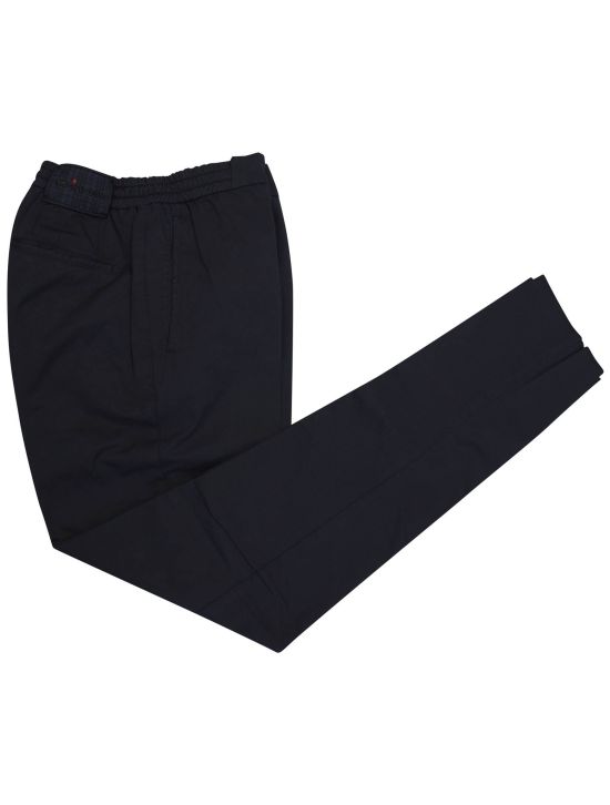 Kiton Kiton Blue Cotton Pants Blue 000