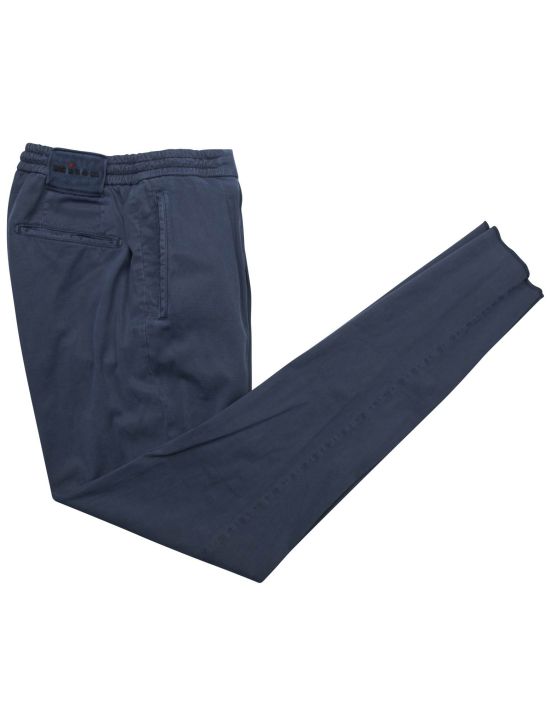 Kiton Kiton Blue Ly Cotton Linen Ea Pants Blue 000