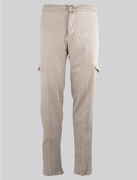 Kiton Kiton Beige Lyocell Ea Cargo Pants Beige 000