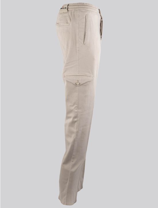 Kiton Kiton Beige Lyocell Ea Cargo Pants Beige 001