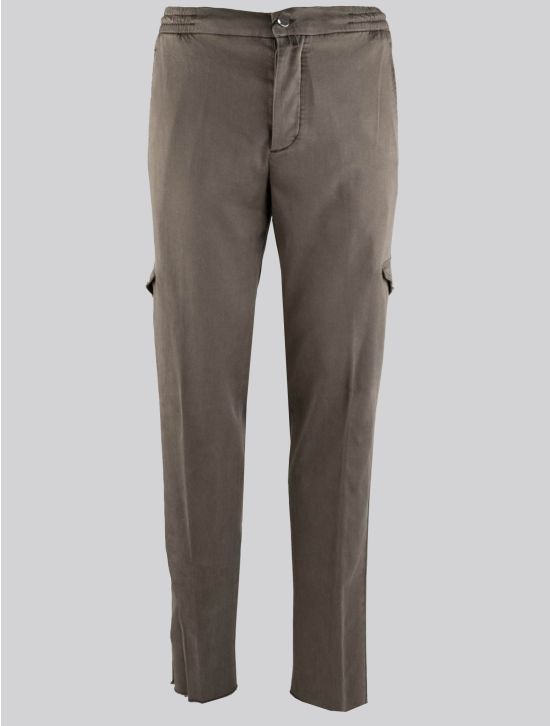 Kiton Kiton Taupe Lyocell Ea Cargo Pants Taupe 000