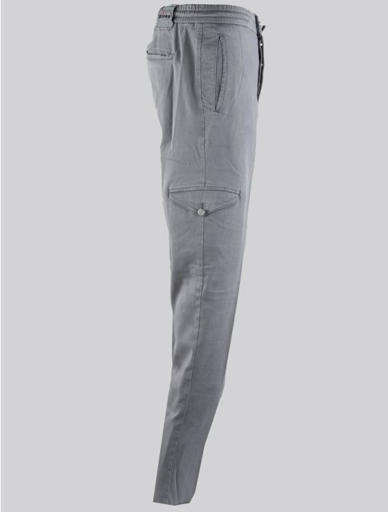 Kiton Kiton Light Gray Lyocell Ea Cargo Pants Light Gray 001