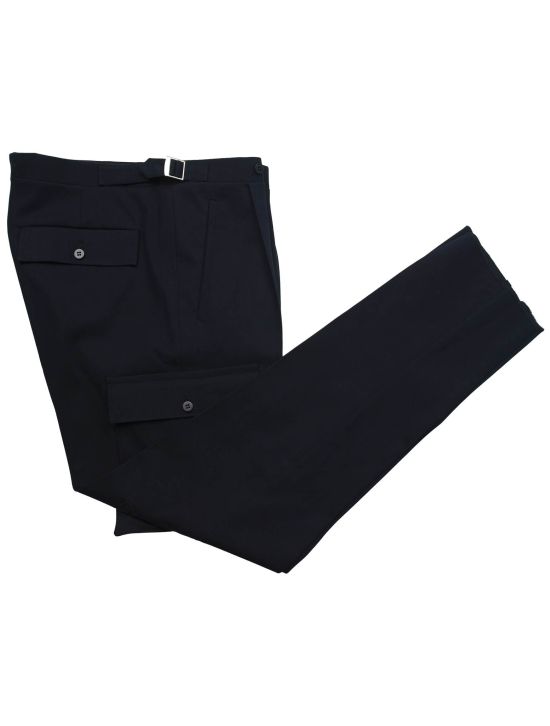 Kiton Kiton Blue Cotton Ea Cargo Pants Blue 000