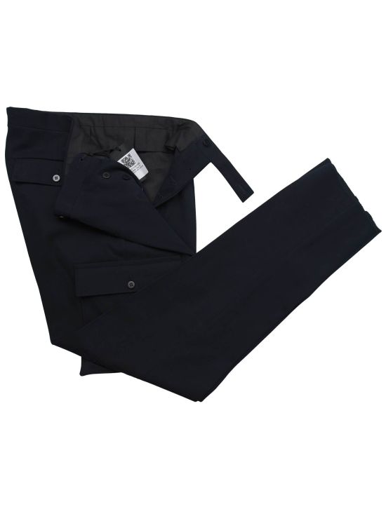 Kiton Kiton Blue Cotton Ea Cargo Pants Blue 001