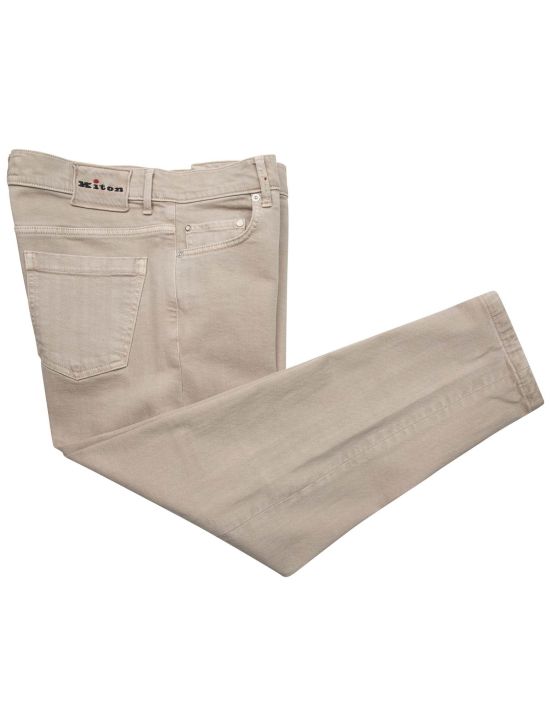 Kiton Kiton Beige Cotton Ea Pants Beige 000