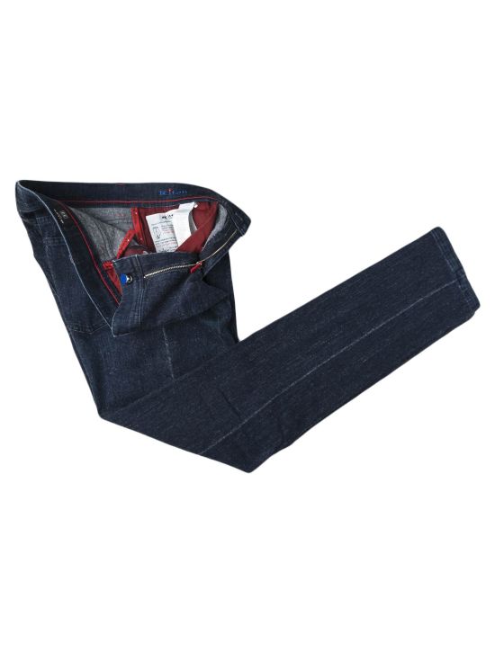 Kiton Kiton Dark Blue Cotton Wool Ea Jeans Dark Blue 001