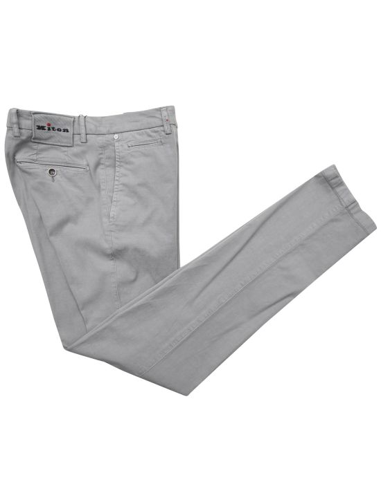 Kiton Kiton Gray Ly Cotton Linen Ea Pants Gray 000