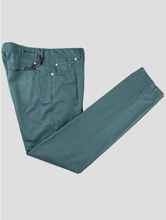 Kiton Kiton Green Cotton Ea Jeans Green 000