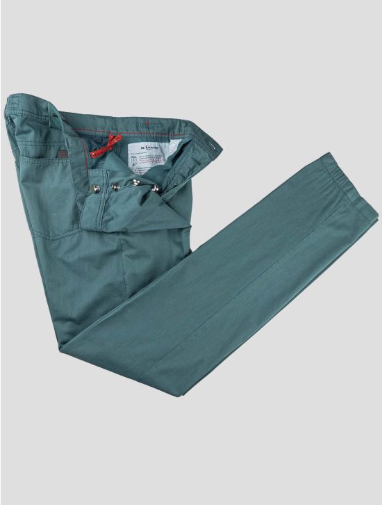 Kiton Kiton Green Cotton Ea Jeans Green 001