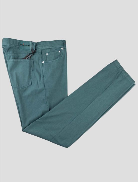 Kiton Kiton Green Cotton Ea Jeans Green 000