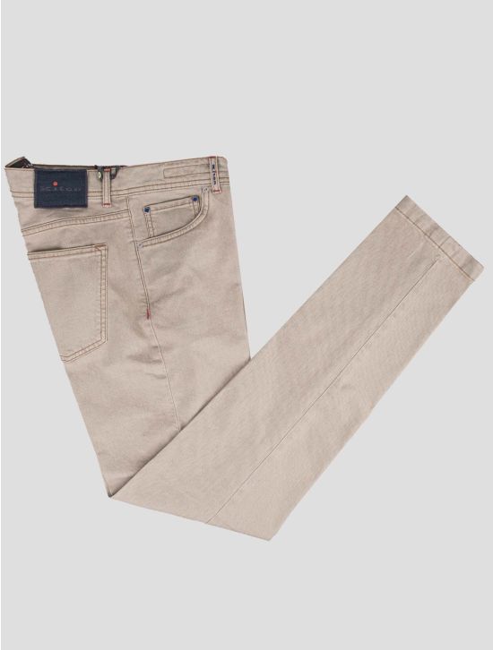 Kiton Kiton Light Beige Cotton Ea Jeans Light Beige 000