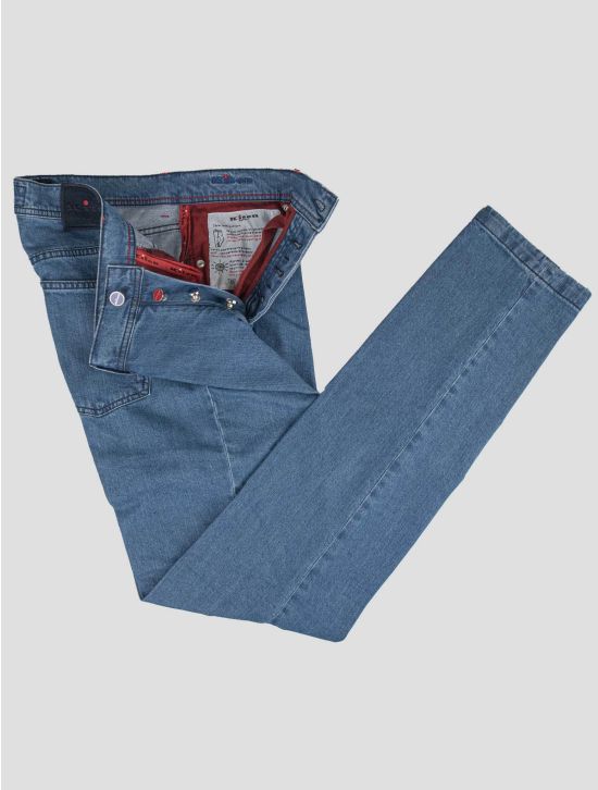 Kiton Kiton Light Blue Cotton Ea Jeans Light Blue 001