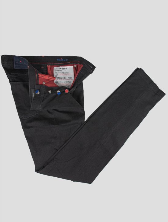 Kiton Kiton Black Cotton Ea Jeans Black 001