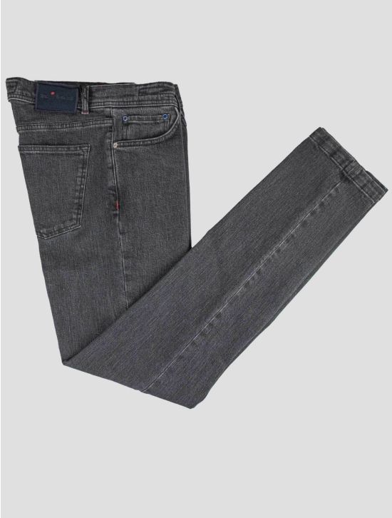 Kiton Kiton Gray Cotton Ea Jeans Gray 000