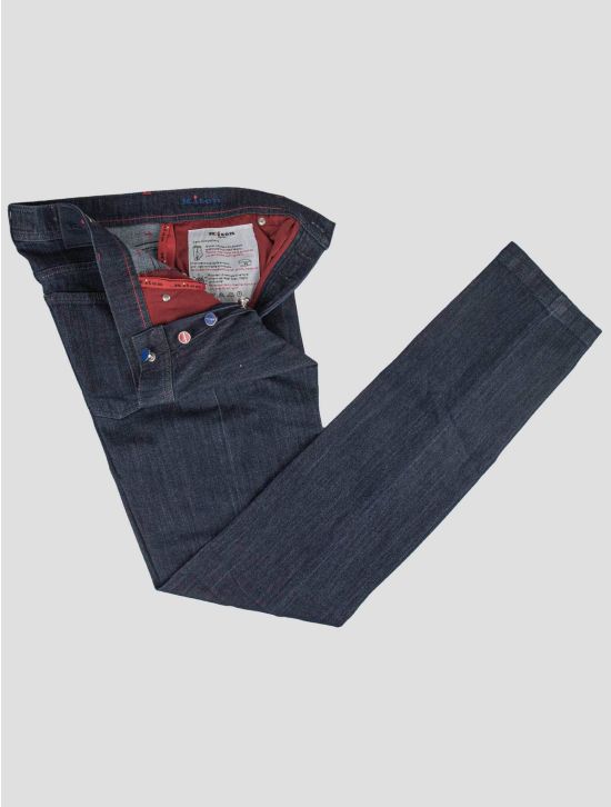 Kiton Kiton Dark Blue Cotton Ea Jeans Dark Blue 001