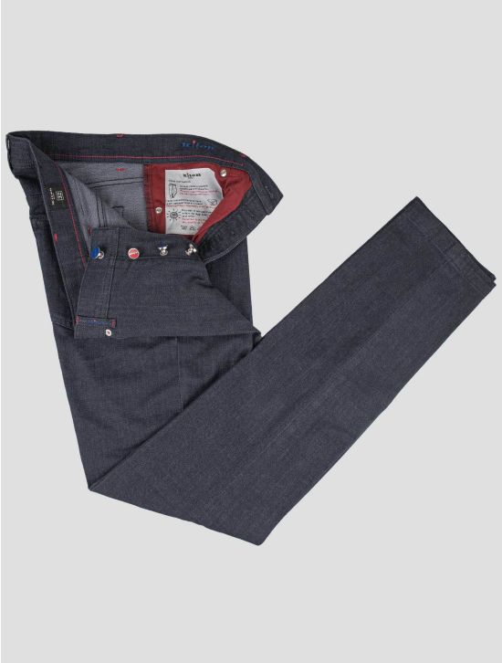 Kiton Kiton Dark Blue Cotton Ea Jeans Dark Blue 001