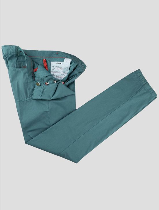 Kiton Kiton Green Cotton Ea Jeans Green 001