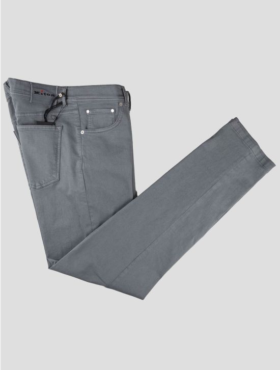 Kiton Kiton Gray Cotton Ea Jeans Gray 000