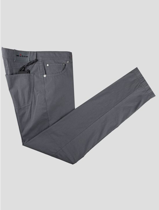 Kiton Kiton Gray Cotton Ea Jeans Gray 000