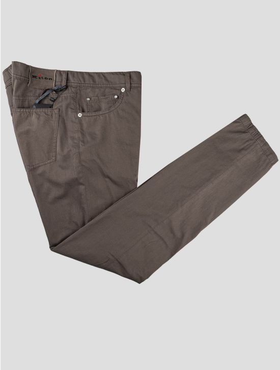 Kiton Kiton Brown Cotton Ea Jeans Brown 000