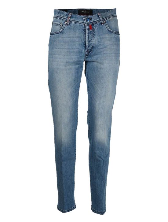 Kiton Kiton Light Blue Cotton Ea Jeans Light Blue 000