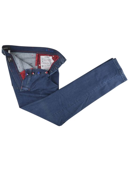 Kiton Kiton Blue Cotton Ea Jeans Blue 001