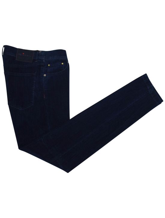 Kiton Kiton Blue Cotton Eme Velvet Jeans Blue 000