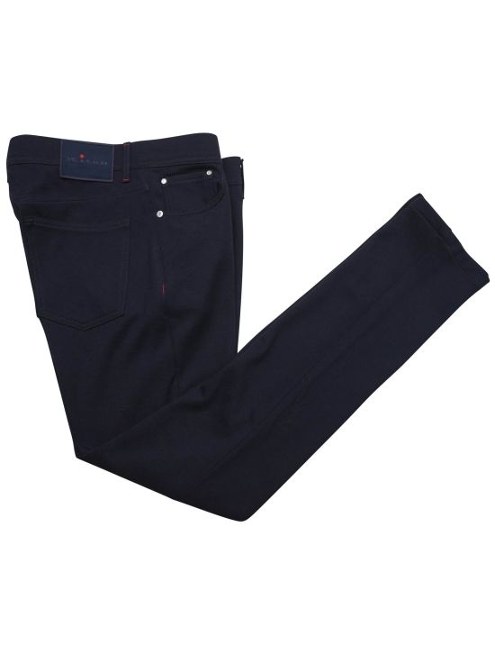 Kiton Kiton Black Wool Cotton Ea Jeans Black 000