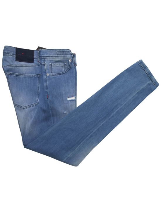 Kiton Kiton Blue Cotton Ea Jeans Blue 000