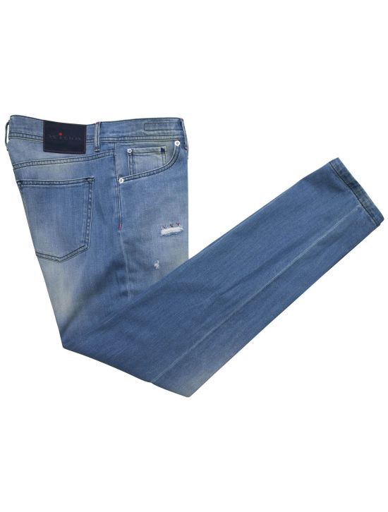 Kiton Kiton Blue Cotton Ea Jeans Blue 000