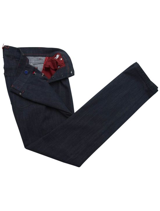 Kiton Kiton Blue Cotton Cashmere Ea Jeans Blue 001