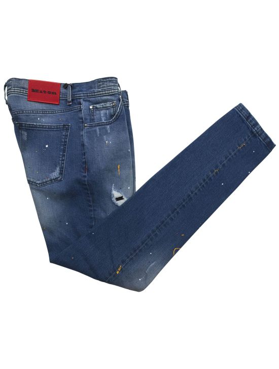 Kiton Kiton Blue Cotton Ea Jeans Blue 000