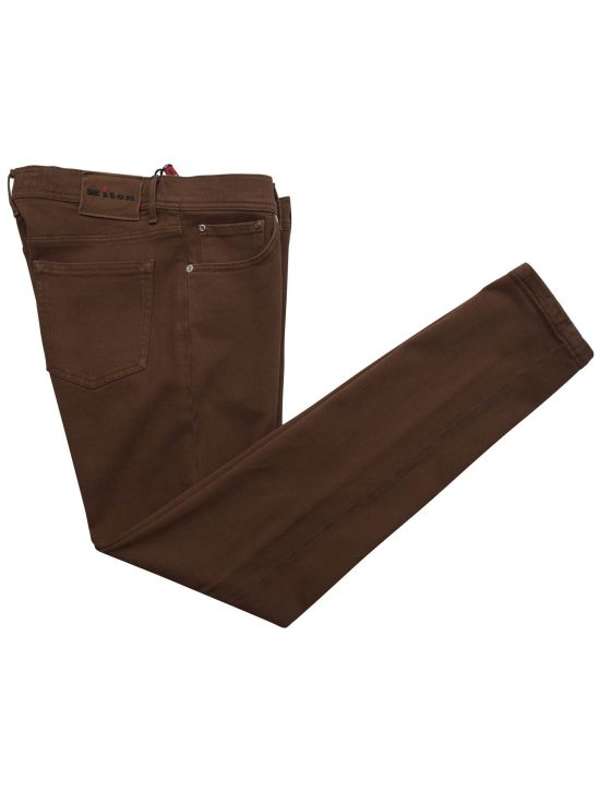 Kiton Kiton Brown Cotton Ly Ea Velvet Jeans Brown 000