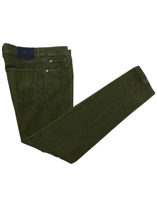 Kiton Kiton Green Cotton Ea Jeans Green 000