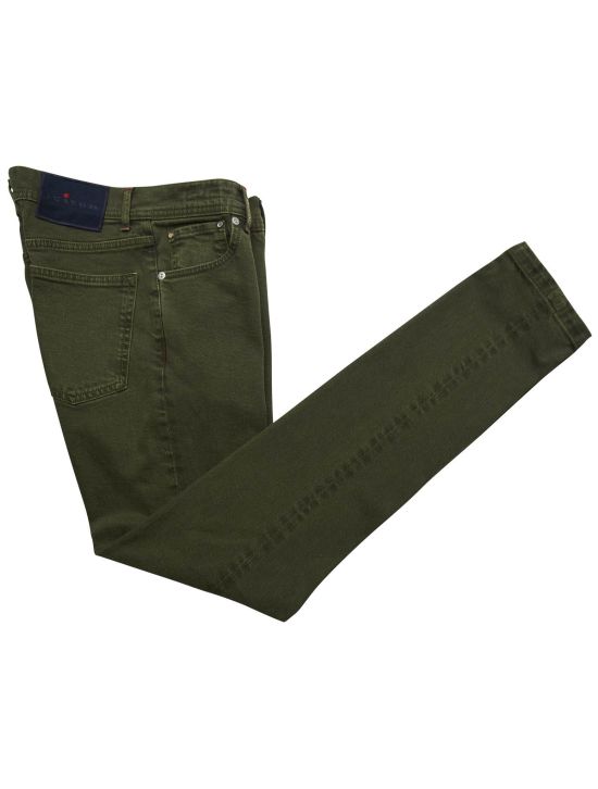 Kiton Kiton Green Cotton Ea Jeans Green 000