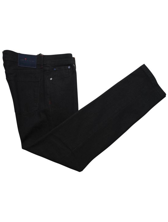 Kiton Kiton Black Cotton Pl Ea Jeans Black 000