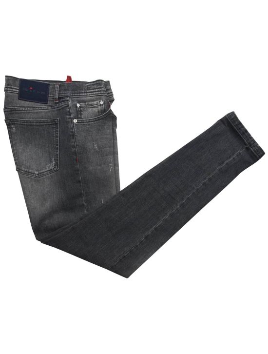 Kiton Kiton Gray Cotton Ea Jeans Gray 000