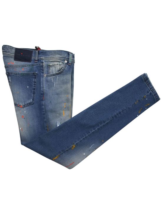 Kiton Kiton Blue Cotton Ea Jeans Blue 000