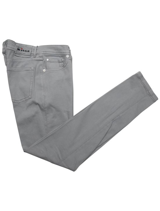 Kiton Kiton Gray Cotton Ly Ea Jeans Gray 000