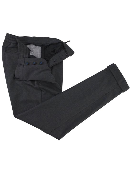 KNT Kiton KNT Gray Wool Pants Gray 001