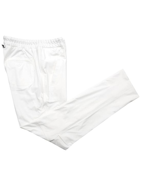 KNT Kiton KNT White Pa Ea Pants White 000