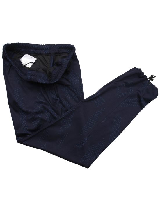 KNT Kiton KNT Blue Wool Pants Blue 001