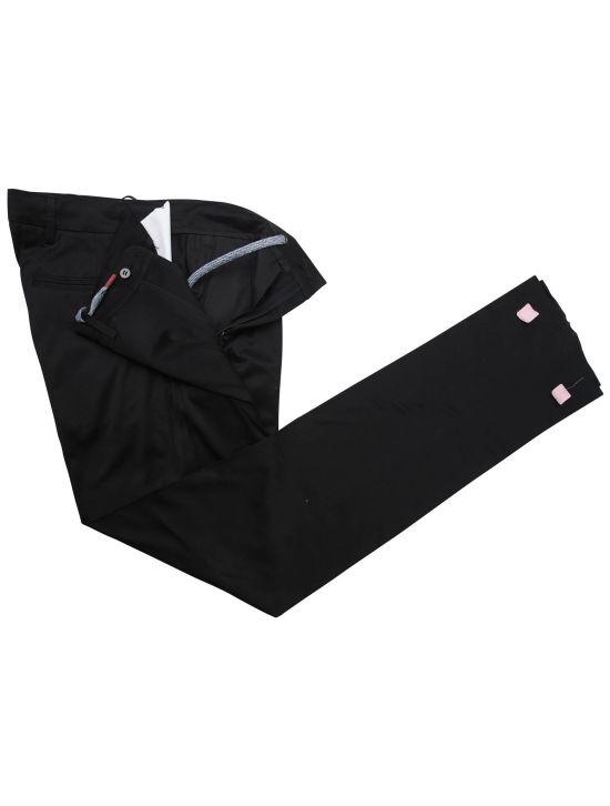 Kiton Kiton Black Cotton Pants Black 001