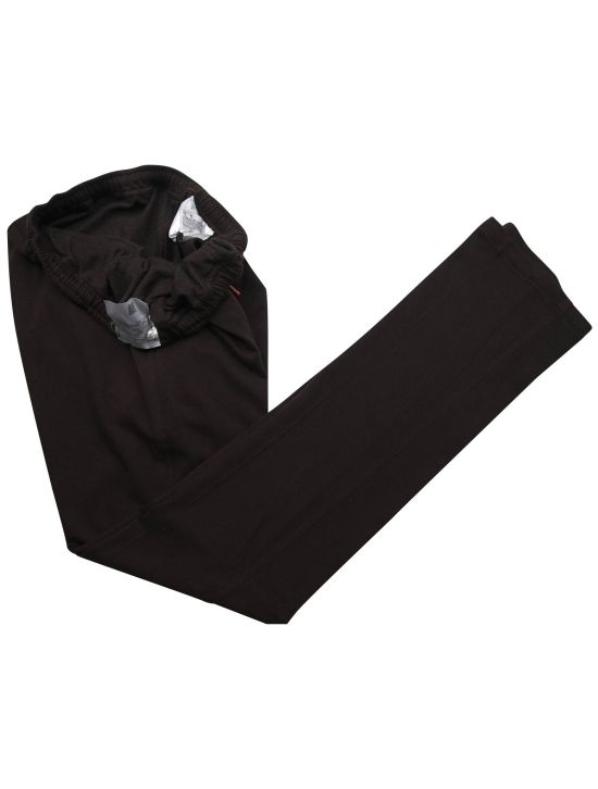 Kiton Kiton Brown Cotton Cashmere Pants Brown 001