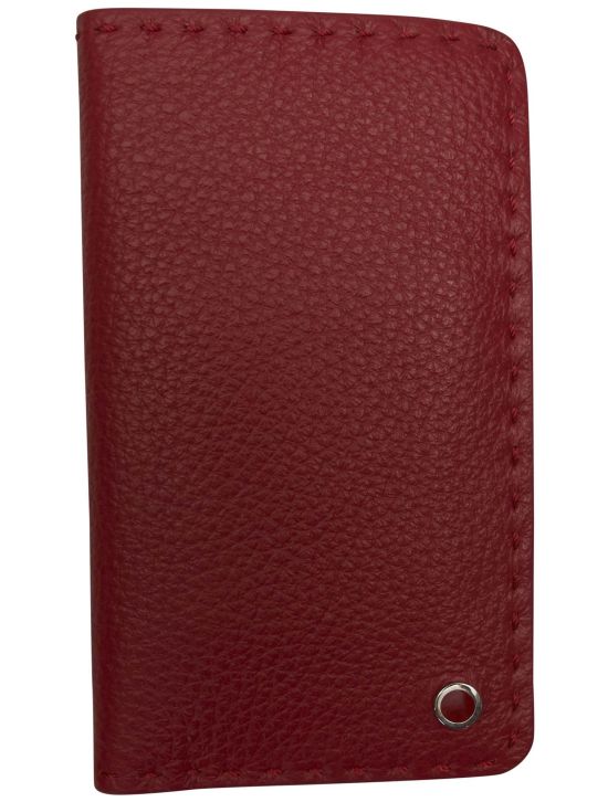 Kiton Kiton Red Leather Wallet Red 000