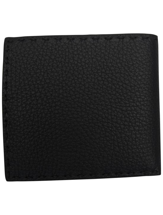 Kiton Kiton Black Leather Wallet Black 001