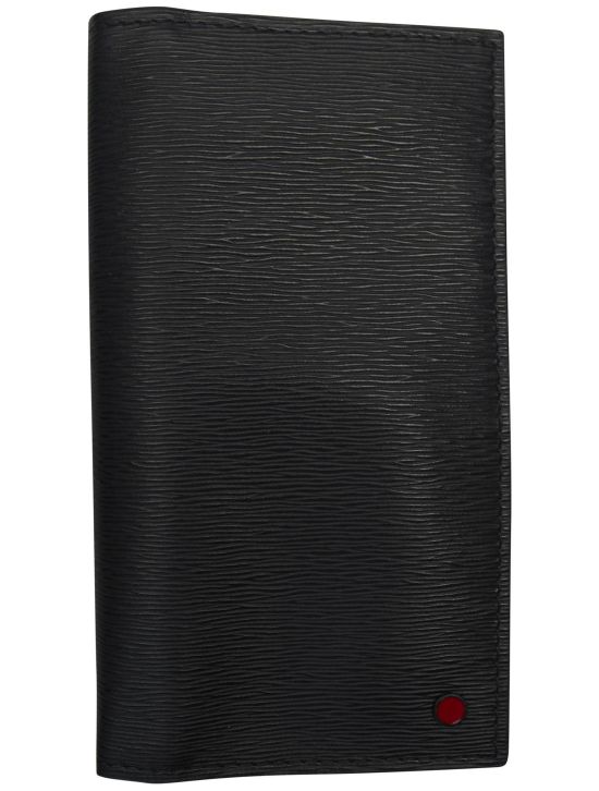 Kiton Kiton Black Leather Document Holder Black 000