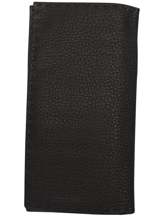 Kiton Kiton Brown Leather Document Holder Brown 001