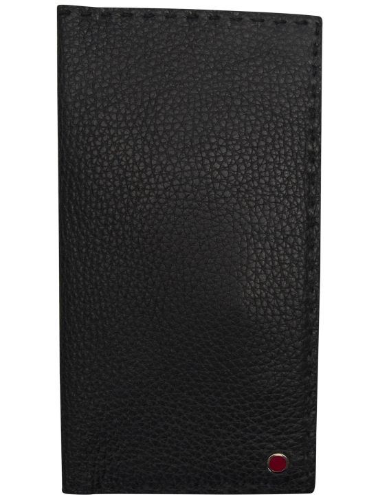 Kiton Kiton Black Leather Document Holder Black 000